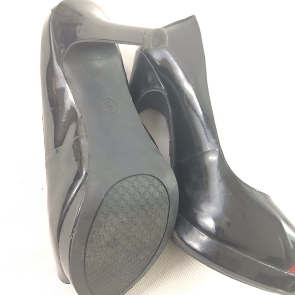 Mossimo Black & Red Stiletto High Heels 8 - Picture 6 of 8